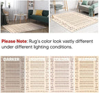 Keen Home Design 2x7 Rug - Machine Washable Runner Rug with Non-Slip Backing, Ideal for Hallway, Entryway, Kitchen, Laundry Room - Vintage, Easy Clean, Durable, Low Pile - (2'6" x 7')