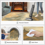 Misty Peaks Rugs for Bedroom - 3x4 Area Rug - Classic Fairy Palace Rugs for Living Room, Fairy Forest Rug, Washable Home Decor Carpet