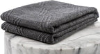 LUXE WEAVERS Modern Farmhouse Smoke 8x10 Washable Area Rug, Anti-Slip Diamond Pattern Carpet