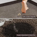 Machine Washable Runner Rug 32" x 96", Non Slip Kitchen Mat for Floor, Absorbent Entryway Rug for Kitchen, Bedroom, Living Room, Hallway, Door (Roll Packing)