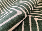 GLN Rugs Contemporary Collection - Machine Washable Area Rug, Contemporary Washable, Non Slip, Low Pile Chenille Rug, Living Room, Bedroom, Kitchen Rug (9' x 12' Beige Green)