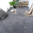Soft Cashmere Area Rug Luxury Bedside Carpet Bedroom Living Room Mats Solid Color Children's Room Rugs Runner Carpets Indoor Mats Home Décor White Gray Red 6.5' X 13.1'