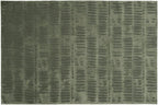 Revival Rugs Shell 5'3"x7'10" Washable Area Rug for Living Room Bedroom - 100% Recycled Oeko-TEX Certified, Medium Pile, Green