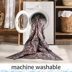 Keen Home Design 8x10 Rug - Machine Washable Area Rug with Non-Slip Backing, Ideal for Living Room, Dining Room, Bedroom - Vintage, Easy Clean, Durable, Low Pile - (8' x 10')