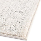 Unique Loom Isabella Collection Area Rug - Rossellini (5' Square, White/ Black)