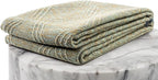 LUXE WEAVERS Modern Farmhouse Green 5x7 Washable Area Rug, Anti-Slip Diamond Pattern Carpet