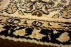 Unique Loom Sialk Hill Collection Area Rug - Washington (7' 10" Round Brown/Black)
