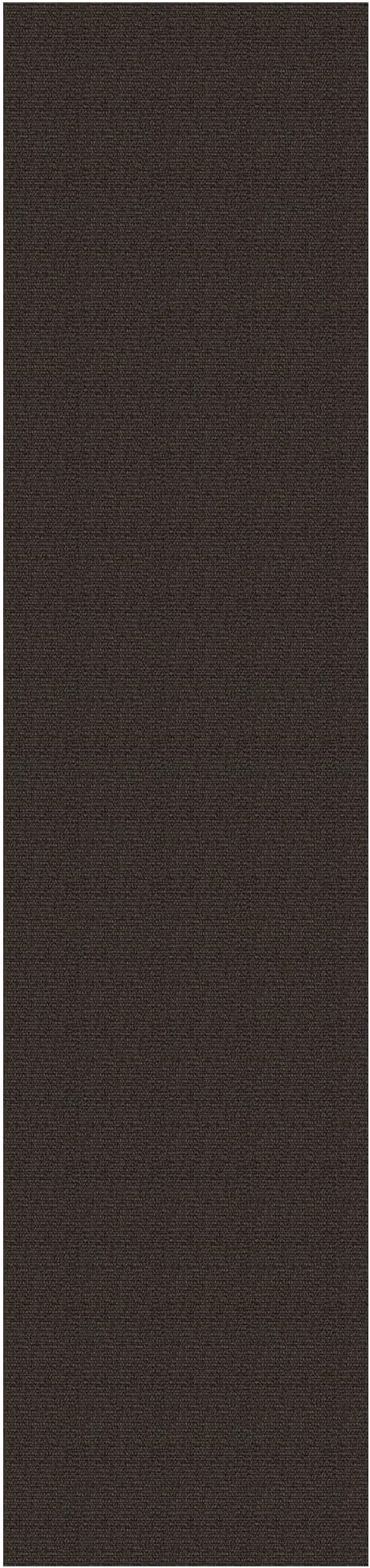 EARTHALL Extra Long Runner Rug 3x14 Ft Washable Runners for Hallways Cotton Non Slip Entryway Runner Braided Kitchen Runner Indoor Outdoor Carpet Runners for Stair, Hall, Foyers, Taupe/Coffee