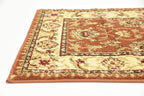 Unique Loom Voyage Collection Traditional Oriental Classic Intricate Design Area Rug (2' 2 x 6' 0 Runner, Terracotta/Ivory)