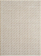 LUXE WEAVERS Geometric Greek Pattern Area Rug, Gold, 4'X5'