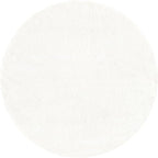 Unique Loom Solo Collection Area Rug - Calabasas (5' 3" Round, Snow White)