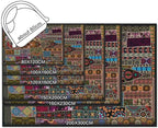 Vintage Boho Area Rugs Multicolor Ethnic Style Geometric Splicing Carpets Bedroom Living Room Kitchen Floor Mats Indoor Outdoor Non-Shedding Runner Rug Home Décor Carpet 3' X 8'