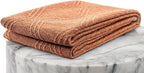 LUXE WEAVERS Modern Farmhouse Orange 8x10 Washable Area Rug, Anti-Slip Diamond Pattern Carpet