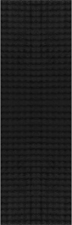 CAMILSON Modern Black Non Slip Runner Rug 2x7 Ultra Soft High Pile Kitchen Rugs Non Skid Rubber Backing Durable & Easy to Clean Carpet for Entryway Bathroom Indoor Use (2 x 7 Black)