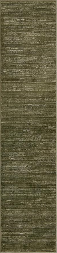 Unique Loom Finsbury Collection Area Rug - Kate (2' 7" x 12' Runner, Green)