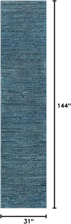 Unique Loom Finsbury Collection Area Rug - Kate (2' 7" x 12' Runner, Blue)
