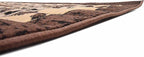 Unique Loom Taftan Collection Border Geometric Tribal Inspired Design Area Rug (8' 0 x 8' 0 Square, Brown/ Tan)