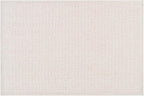 CAMILSON Easy Jute Rug 2x3, Indoor Outdoor Off-White Color Fiber Area Rugs for Bathroom and Kitchen Rug, Herringbone Seagrass Boho Woven Design, Easy-Cleaning, Washable Outside Carpet Alfombras 2 x 3