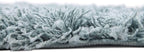 Unique Loom Solid Shag Collection Area Rug (8' Square, Light Slate Blue)