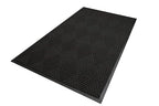 WaterHog Diamond | Commercial-Grade Entrance Mat with Rubber Border – Indoor/Outdoor, Quick Drying, Stain Resistant Door Mat (Charcoal, 3' x 5')