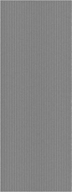 Ottomanson 2' x 14' Hallway Runner with Scraper Pile Extra Durable Non-Slip Rug Mat for Indoor & Outdoor Use - Ideal for Kitchen, Entryway, Patio & Garage - High-Traffic Carpet, Gray