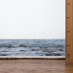 Bloom Rugs Caria Washable Non-Slip 4x6 Rug - Navy Blue Traditional Area Rug for Living Room, Bedroom, Dining Room, and Kitchen - Exact Size: 4' x 6'