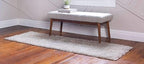 Unique Loom Davos Shag Collection Area Rug - Solid (2' 2" x 6' 9" Runner, Linen)