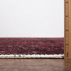 Bloom Rugs Washable Non-Slip 8' x 10' Rug - Dark Red Traditional Bordered Area Rug for Living Room, Bedroom, Dining Room, and Kitchen - Exact Size: 8' x 10'