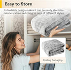 Washable Area Rugs 2'x10' Non-Slip Modern Abstract Soft for Living Room Entryway Bedroom Nursery, Print Pattern, Gray White Grey