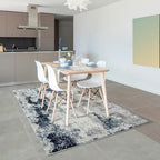LUXE WEAVERS Kimberly Collection Ivory 5x7 Modern Abstract Area Rug