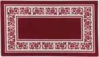Floral Border Rug