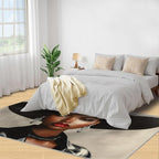 4x5 Fashionable Woman Indoor Outdoor Rug - Modern Woman Bedside Rug, Sexy Girl Washable Entry Way Rugs Kids Carpet for Inside House Playroom Living Room End Table Nursery