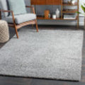 Artistic Weavers Solid Plush Blissful Shag Area Rug, 4'3" x 5'7", Medium Gray