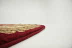 Unique Loom Voyage Collection Traditional Oriental Classic Intricate Design Area Rug (8' 0 x 8' 0 Round, Red/Gold)