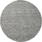 Hand Tufted Wool ECO-Friendly Area Rugs - 8'x8', Round Shape, Dark Brown & Beige, Solid Plain Design, High Pile Thick Handmade Area Rugs for Living Room, Bed Room (KWC111)