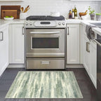 Modern Abstract Entryway Rug Indoor 2x3 Washable Rug Non-Slip Soft Small Area Rug Sage Green Grey Kitchen Mats Thin Print Faux Wool Floor Carpet Throw Rugs for Entrance Bedroom
