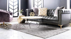 Unique Loom Marilyn Monroe Glam Collection Area Rug - Trellis (4' x 6' Rectangle, Gray Silver/ Silver)