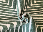GLN Rugs Contemporary Collection - Machine Washable Area Rug, Contemporary Washable, Non Slip, Low Pile Chenille Rug, Living Room, Bedroom, Kitchen Rug (3' x 5' Beige Green)