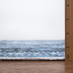 Bloom Rugs Caria Washable Non-Slip 3x5 Rug - Blue Traditional Area Rug for Living Room, Bedroom, Dining Room, and Kitchen - Exact Size: 3' x 5'
