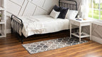 Rugs.com Lattice Frieze Collection Rug – 2' x 13' Runner Blue Multi Medium Rug Perfect for Living Rooms, Large Dining Rooms, Open Floorplans