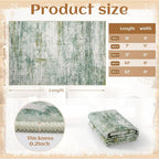 5x7 Abstract Area Rugs for Living Room, Modern Washable Indoor Rug for Bedroom, Thin Soft Large Non-Slip Carpet for Dining Room Home Office Farmhouse Decor - Abstract Army Green