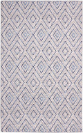 Furnish my Place Diamond Pattern Area Rug - 5 ft. x 8 ft., Light Grey, Moroccan, Transitional Rug with Geometric Style