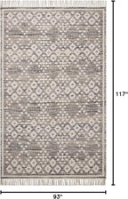 Loloi Angela Rose Rivers Collection RIV-01 Denim/Ivory 7'-9" x 9'-9" Reversible Area Rug