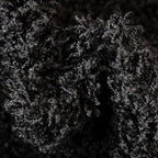 Unique Loom Solid Shag Collection Area Rug (5' 1" x 8' Oval, Jet Black)