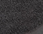 Unique Loom Solid Shag Collection Area Rug (8' Round Graphite Gray)