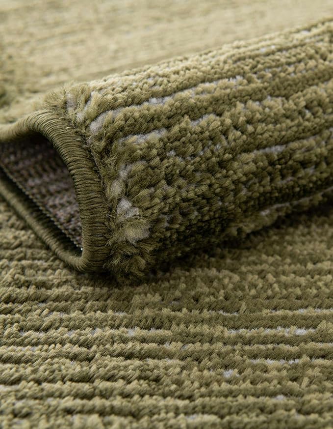 Unique Loom Finsbury Collection Area Rug - Kate (7' 10" Square, Green)