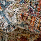 Unique Loom Isabella Collection Area Rug - Rossellini (5' 1" Round, Rust Red/ Beige)