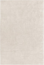 Pauwer 6x9 Washable Area Rugs for Living Room Modern Beige Solid Color Soft Fluffy Rugs for Bedroom Non Slip Boho Accent Indoor Mat Floor Carpet Cover for Kids Room Dining Room Kitchen Office