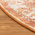 Unique Loom Isabella Collection Area Rug - Adjani (7' 10" Round, Rust Red/ Black)