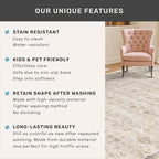 Washable Cream Rug 4x6 for Office, Bedroom, Non Slip Rugs for Kitchen, Mudroom, Low Pile Neutral Farmhouse Retro Small Living Room Carpet